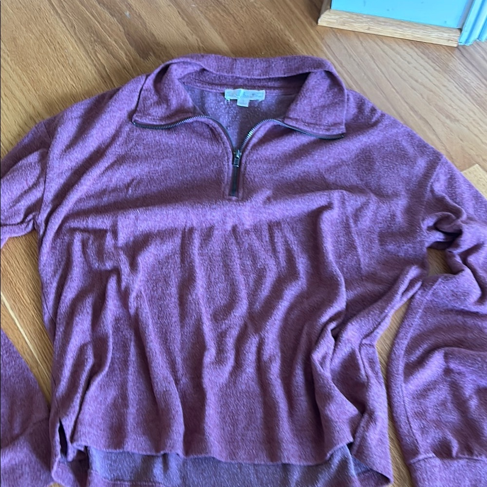 Nine Britton Women's V-Neck Sweater - Purple